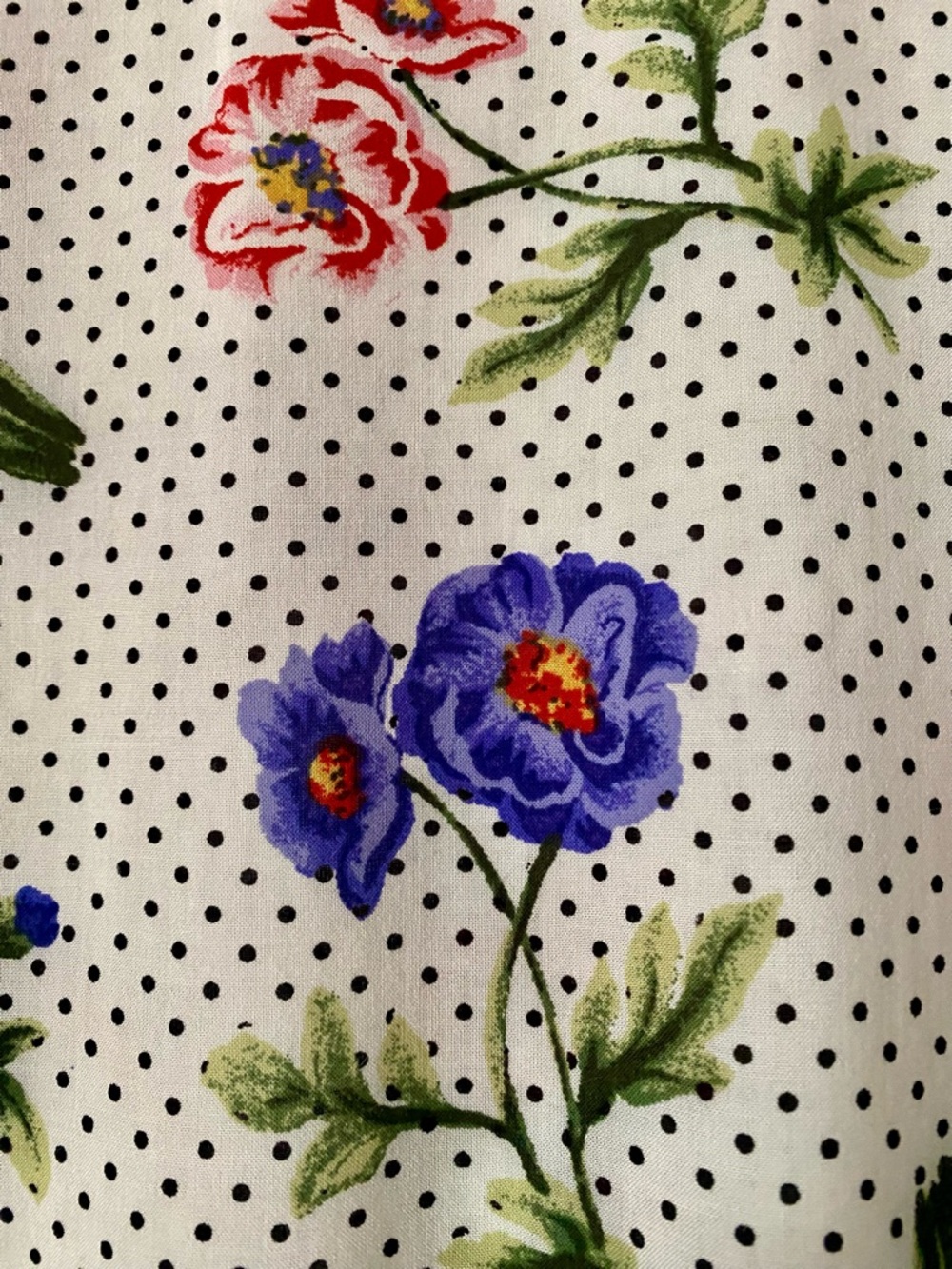 Chelsea & Theodore Women’s Floral Multicolor Button Up Tunic Blouse 2X - Picture 6 of 7